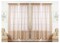 J&V TEXTILES 4-Pack Value: Solid Sheer Window Curtain Panels
